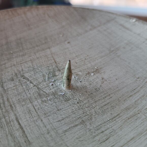 Vintage Metal Art Tall Candle Stand Candle Holder Gold Wrought Iron Shabby Chic - Picture 9 of 9